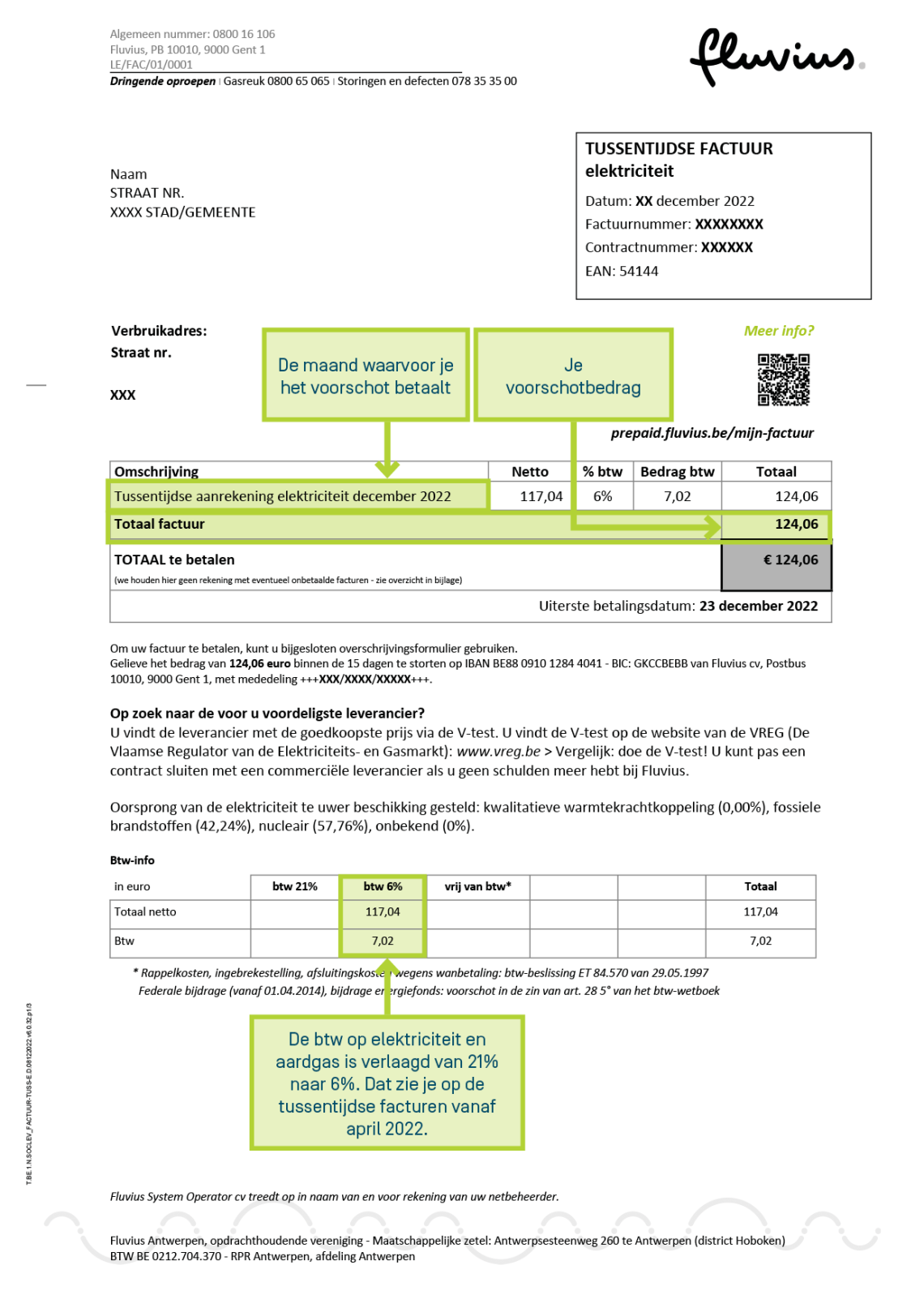 Wat staat er op je tussentijdse factuur