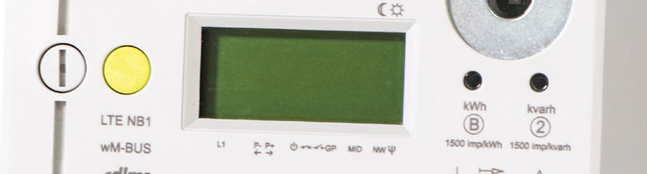 De bedieningsknop van het scherm van de digitale elektriciteitsmeter S211