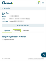 Klik op het tabblad ‘Facturen’.