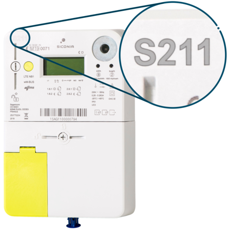 Digitale meter - Sagemcom - type Siconia S211