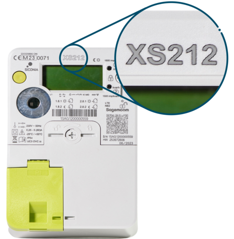 Digitale meter - Sagemcom - type Siconia XS212