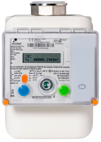 Digitale aardgasmeter Sagemcom G4 