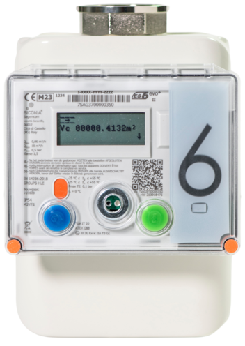 Digitale aardgasmeter Sagemcom ES6